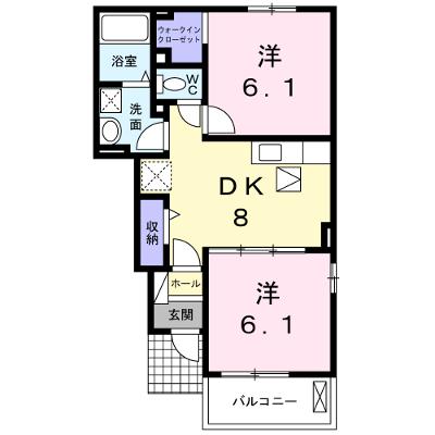 メロウソレイユ　Ⅰ 103【管理NO：1-018413301-01030】 ★家具家電は申し込み後に搬入します★ ★2026年11月中旬入居可能★の物件画像