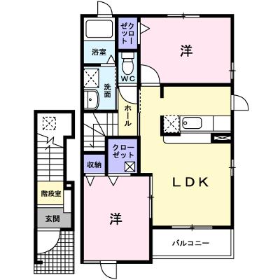 ソレイユメゾンＢ棟 204【管理NO：1-014301302-02040】 ★家具家電は申し込み後に搬入しますの物件画像