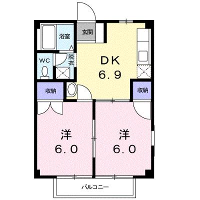 アヴェニ－ルハイツ 201【管理NO：1-007309301-02010】 ★家具家電は申し込み後に搬入しますの物件画像