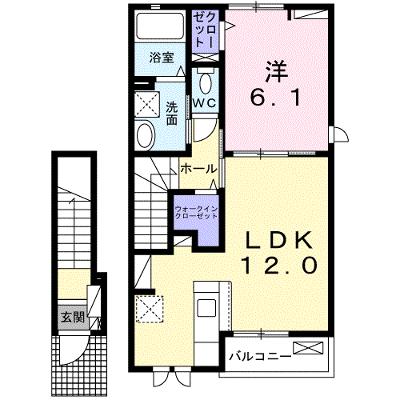 リナセント　Ⅱ 204【管理NO：1-028509302-02040】 ★家具家電は申し込み後に搬入しますの物件画像
