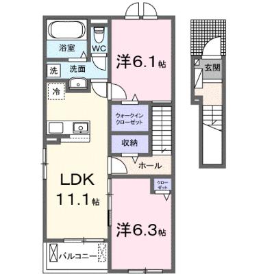 Ｒ．Ｎ．Ｐ　レジデンスＷ　Ⅱ 203【管理NO：1-028452102-02030】 ★家具家電は申し込み後に搬入します★ ★2026年10月上旬入居可能★の物件画像