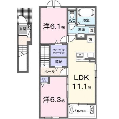 Ｒ．Ｎ．Ｐ　レジデンスＷ　Ⅱ 201【管理NO：1-028452102-02010】 2026年10月上旬入居可能の物件画像