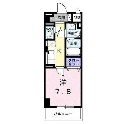 サンライズ　江平中町 206【管理NO：1-027941301-02060】 ★家具家電は申し込み後に搬入します★の物件画像