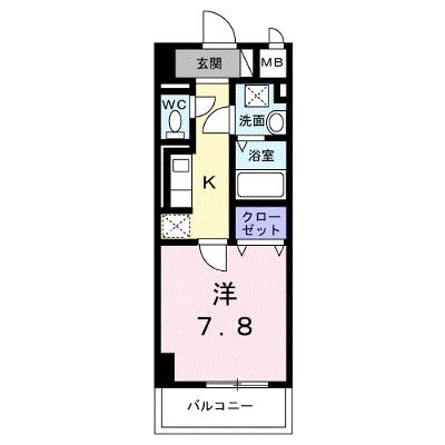 サンライズ　江平中町 204【管理NO：1-027941301-02040】 ★家具家電は申し込み後に搬入します★の物件画像