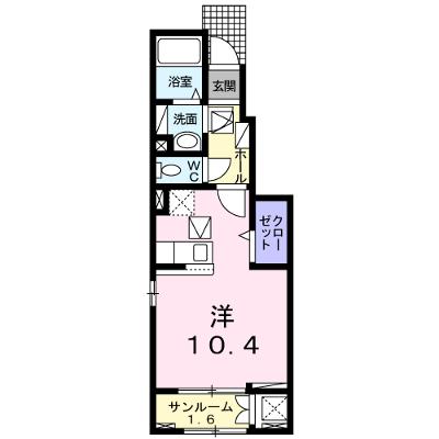 オレガノ　Ｂ 106【管理NO：1-027298502-01060】 ★家具家電は申し込み後に搬入しますの物件画像