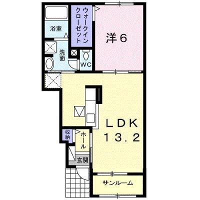 グランデ・ソーレ　Ｋ 104【管理NO：1-024609601-01040】 ★家具家電は申し込み後に搬入しますの物件画像