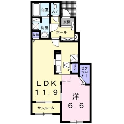 エテルノ・Ｂ 102【管理NO：1-024210202-01020】 ★家具家電は申し込み後に搬入しますの物件画像