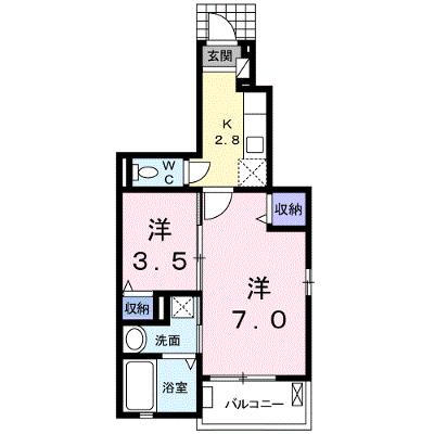 サクラーノ　Ⅱ 101【管理NO：1-022685302-01010】 ★家具家電は申し込み後に搬入します 2026年08月下旬入居可能の物件画像