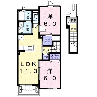 ブローテ 204【管理NO：1-019359201-02040】 ★家具家電は申し込み後に搬入します★の物件画像