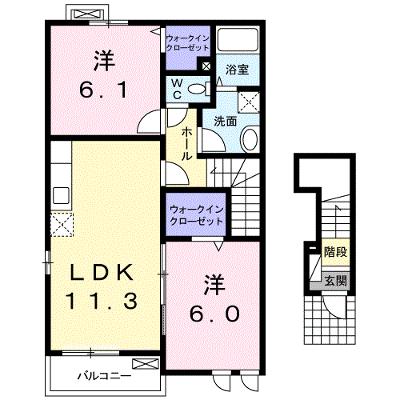 マリアンナ 201【管理NO：1-017176001-02010】 ★家具家電は申し込み後に搬入しますの物件画像
