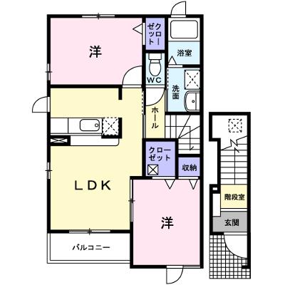 ソレイユメゾンＡ棟 201【管理NO：1-014301301-02010】 ★家具家電は申し込み後に搬入しますの物件画像