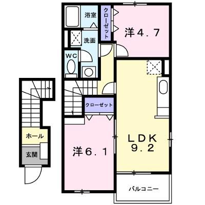 ソレイユ友Ｂ棟 203【管理NO：1-013998302-02030】 ★家具家電は申し込み後に搬入します★の物件画像