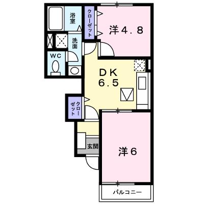 ソレイユ友Ｂ棟 102【管理NO：1-013998302-01020】 ★家具家電は申し込み後に搬入しますの物件画像