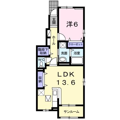 メゾン・ド・コンフォート　Ⅰ 101【管理NO：1-024710401-01010】 ★家具家電は申し込み後に搬入します★の物件画像