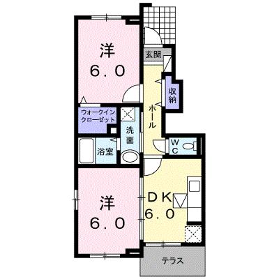 サルヴァトーレⅡ　Ａ 103【管理NO：1-017156101-01030】 ★家具家電は申し込み後に搬入しますの物件画像
