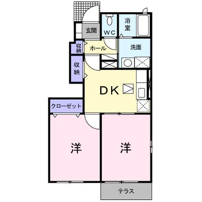 ソレイユ　ヴィラ 101【管理NO：1-014682501-01010】 ★家具家電は申し込み後に搬入しますの物件画像