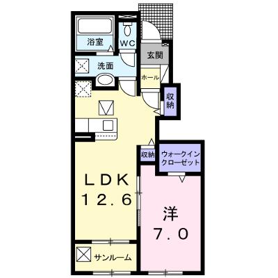 ベル　フォレスト　Ⅱ 102【管理NO：1-026410102-01020】 ★家具家電は申し込み後に搬入します 2026年08月中旬入居可能の物件画像