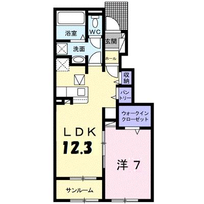 ｓａｌｉｅｎｔｅ　Ⅲ 103【管理NO：1-025614001-01030】 ★家具家電は申し込み後に搬入しますの物件画像