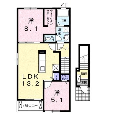 ヴィラ　コンフォート 201【管理NO：1-022272901-02010】 ★家具家電は申し込み後に搬入しますの物件画像
