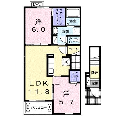 サルヴァトーレ　エイト 202【管理NO：1-021089001-02020】 ★家具家電は申し込み後に搬入しますの物件画像