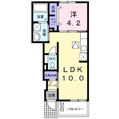 ロード早水　Ⅰ 102【管理NO：1-020170601-01020】 ★家具家電は申し込み後に搬入します★の物件画像