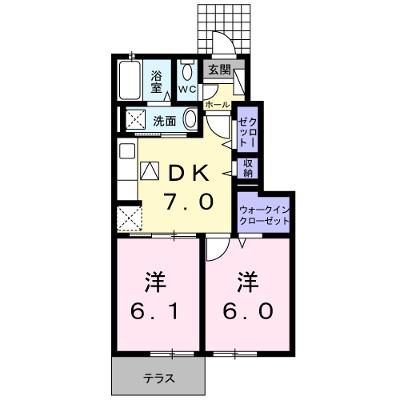 ハッピーメゾン　Ⅲ 104【管理NO：1-020018601-01040】 ★家具家電は申し込み後に搬入しますの物件画像