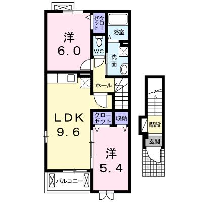 ハッピー　メゾン 201【管理NO：1-017627201-02010】 ★家具家電は申し込み後に搬入しますの物件画像