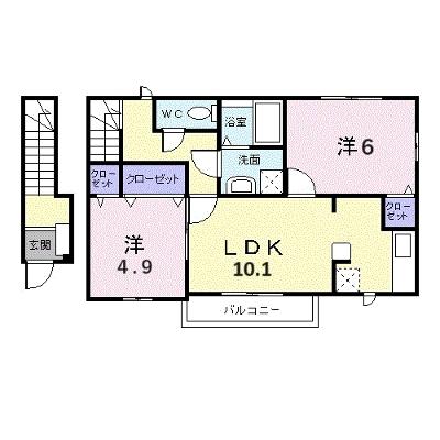 ベル・フィオーレ　Ａ棟 203【管理NO：1-012745701-02030】 ★家具家電は申し込み後に搬入します★の物件画像