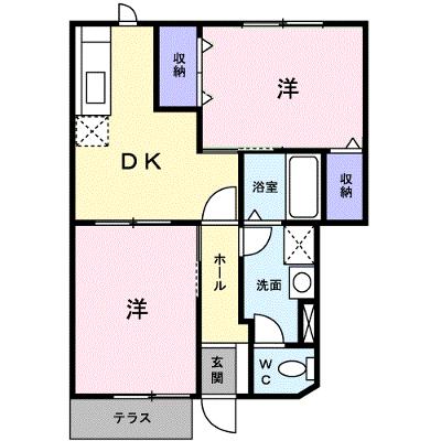 メゾンサンパティーク　Ｂ 102【管理NO：1-007792102-01020】 ★家具家電は申し込み後に搬入します★の物件画像
