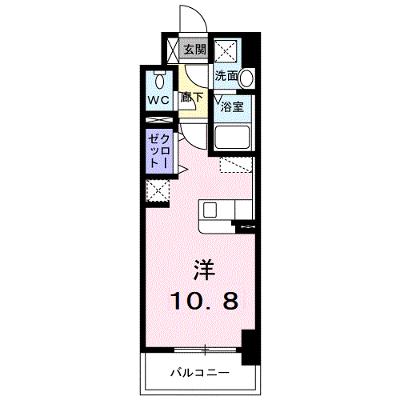 ルーカス　武之橋 203【管理NO：1-027110401-02030】 ★家具家電は申し込み後に搬入しますの物件画像