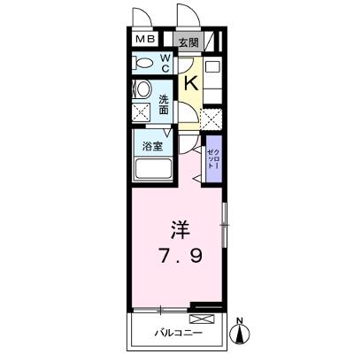 ヒルサイド　ビュー 201【管理NO：1-023519601-02010】 ★家具家電は申し込み後に搬入します★の物件画像