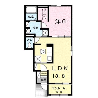 クオーレ　Ｂ棟 103【管理NO：1-022601602-01030】 ★家具家電は申し込み後に搬入します★の物件画像