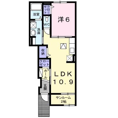 アグリマンション　Ｒ＆Ｏ　Ⅱ 102【管理NO：1-021108601-01020】 ★家具家電は申し込み後に搬入します★の物件画像