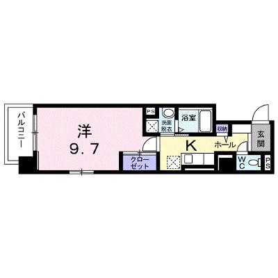 ＷＡＶＥ 301【管理NO：1-021061301-03010】 ★家具家電は申し込み後に搬入します★の物件画像