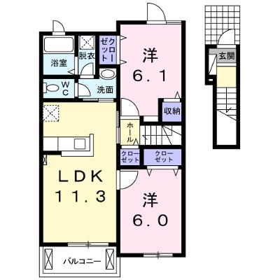 エクセルコ－ト宮崎 202【管理NO：1-020466801-02020】 ★家具家電は申し込み後に搬入します 2026年07月下旬入居可能の物件画像