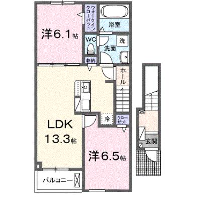 メゾン・ド・レコルト 202【管理NO：1-028625301-02020】 ★家具家電は申し込み後に搬入します 2026年07月下旬入居可能の物件画像