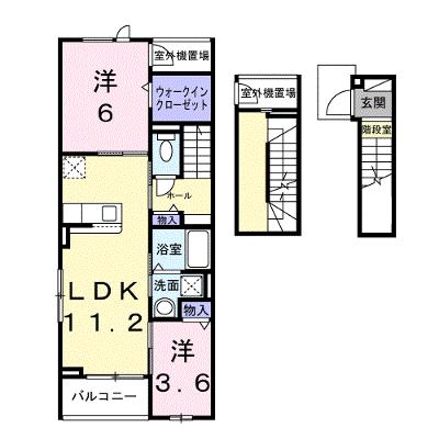 アグリヒルズ　Ｔ 302【管理NO：1-028372701-03020】 ★家具家電は申し込み後に搬入しますの物件画像