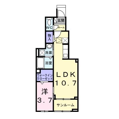 フォルシュ 102【管理NO：1-028353301-01020】 ★家具家電は申し込み後に搬入します 2026年08月下旬入居可能の物件画像