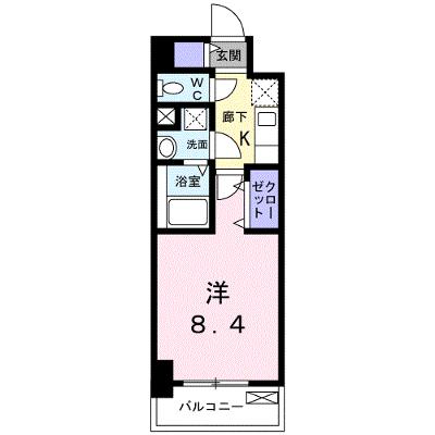 ルーカス　武之橋 402【管理NO：1-027110401-04020】 ★家具家電は申し込み後に搬入しますの物件画像