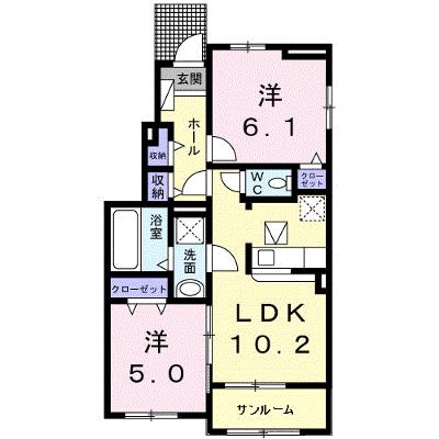 ガーデンハウス　華なんＢ 101【管理NO：1-024939902-01010】 ★家具家電は申し込み後に搬入します 2026年07月下旬入居可能の物件画像