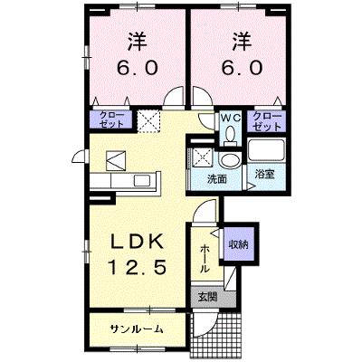 サザンヒルズ　星和台Ⅰ 101【管理NO：1-023621301-01010】 ★家具家電は申し込み後に搬入します★の物件画像