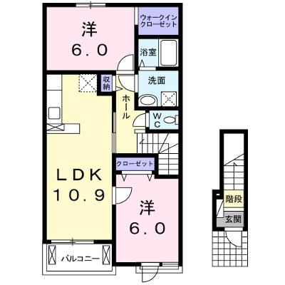 メゾンｄｅラビエール 202【管理NO：1-020777801-02020】 ★家具家電は申し込み後に搬入しますの物件画像