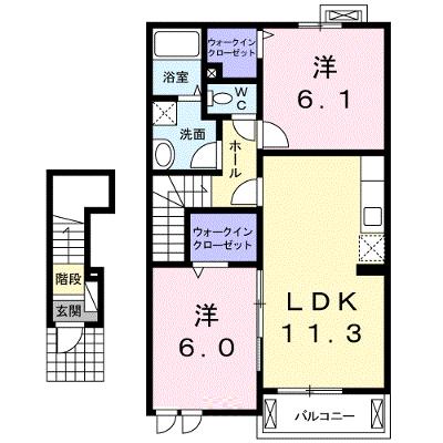 グリ－ンスプラウトＣ 202【管理NO：1-016462401-02020】 ★家具家電は申し込み後に搬入しますの物件画像