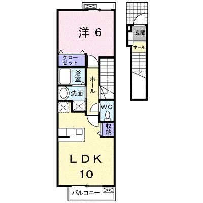 カリーノ・Ｋ 202【管理NO：1-015465701-02020】 ★家具家電は申し込み後に搬入しますの物件画像