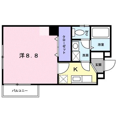フォルシュ加治屋 102【管理NO：1-012635301-01020】 ★家具家電は申し込み後に搬入しますの物件画像