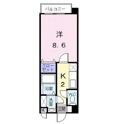 リバ－ガ－デンＦ 206【管理NO：1-012570901-02060】 ★家具家電は申し込み後に搬入しますの物件画像
