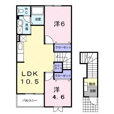 サン・ブリーズ 202【管理NO：1-012417301-02020】 ★家具家電は申し込み後に搬入します 2026年08月中旬入居可能の物件画像