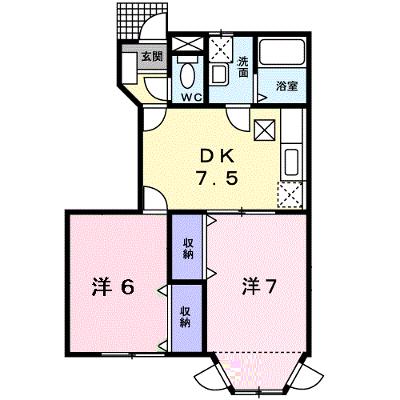 ハ－ヴェストＦーＢ 102【管理NO：1-010459402-01020】 2026年07月下旬入居可能の物件画像