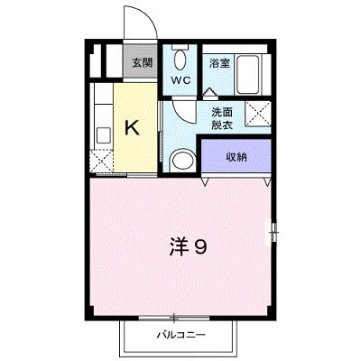 ドマ－ニＫ 201【管理NO：1-009685801-02010】 ★家具家電は申し込み後に搬入します★の物件画像