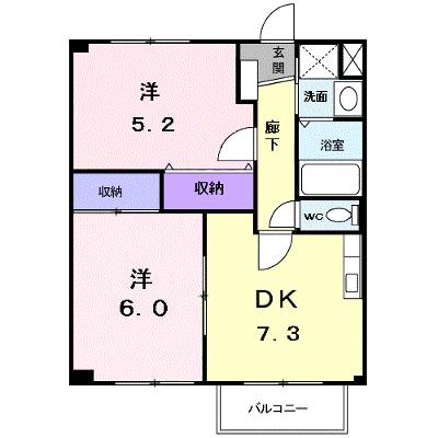 シャンブル・Ｆ 202【管理NO：1-009420001-02020】 ★家具家電は申し込み後に搬入しますの物件画像